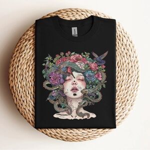 Medusa In Bloom T-Shirt